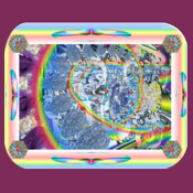 Psychedelic trip mouse pad