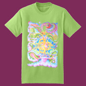 neon design psy trance dj tshirt